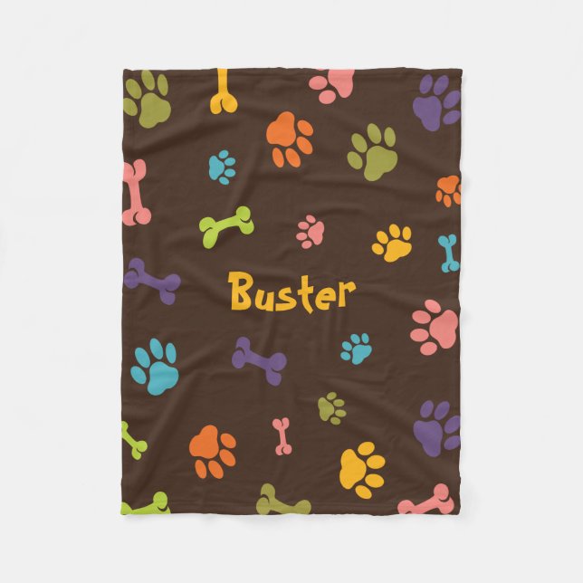 Custom Fleece Dog Blanket (Front)