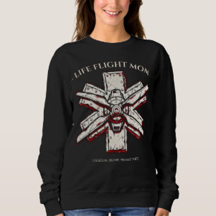 Custom Flight Nurse Mom Medevac Tactical Water Bot Sweatshirt