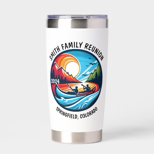 Custom Float Trip Insulated Tumbler (Front)