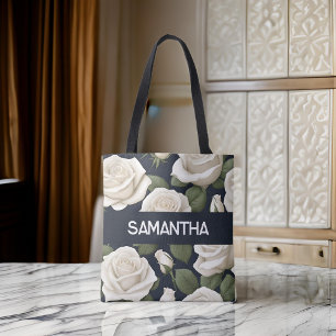 Custom Floral Bag for Mom, Birthday Gift for mom