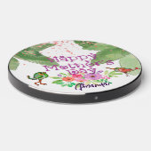 Custom Floral & Birds Mother's Day Wireless Charger (Front 2)