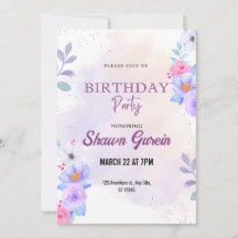 custom Floral Birthday 