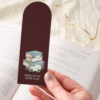 Custom Floral Books Bookmark