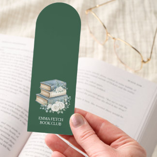 Custom Floral Books Bookmark