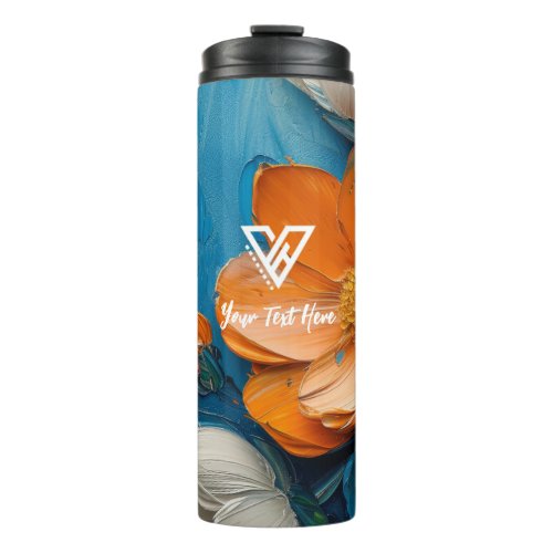 Custom  Floral Elegance Tumbler