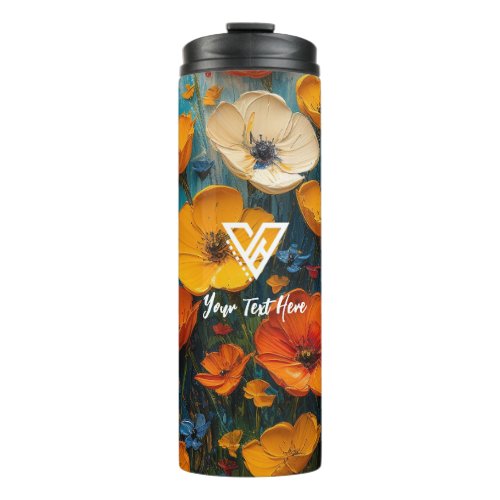 Custom   Floral Fantasy Tumbler