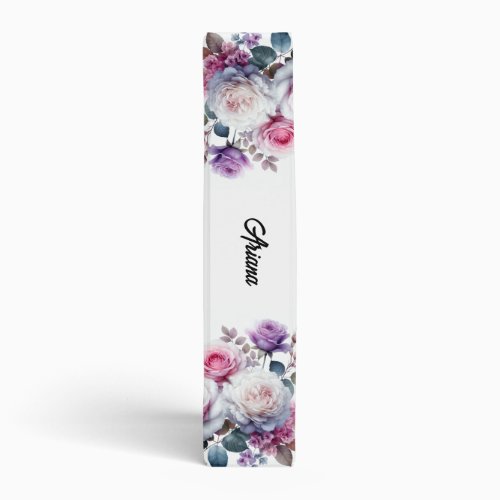 Custom Floral Friendship Binder