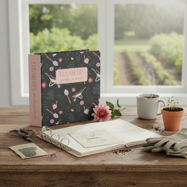Custom Floral Garden Journal Binder (Creator Uploaded)