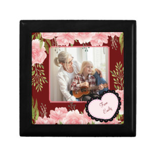 Custom Floral Grandma and Granddaughter gift Box
