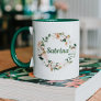 Custom Floral Name Mug | Gifts for Bridesmaids