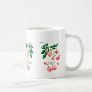 Custom Floral Name Mug - Personalized Coffee Mug w