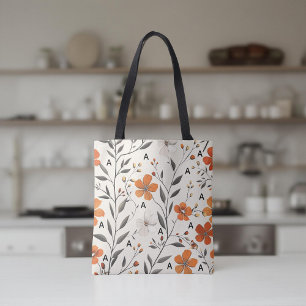 Custom Floral Pattern Bag for Women, Girls & Moms