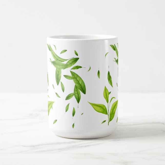 Custom Floral Pattern Coffee Mug (Center)