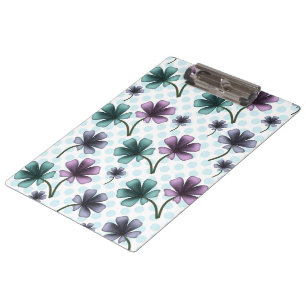 Custom floral pattern gift iPhone / iPad case Clipboard