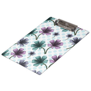 Custom floral pattern gift iPhone / iPad case Clipboard