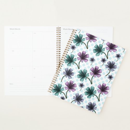 Custom floral pattern gift iPhone / iPad case Planner