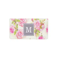 Monogram Name 14k Gold Dripping Glitter Metallic Checkbook Cover