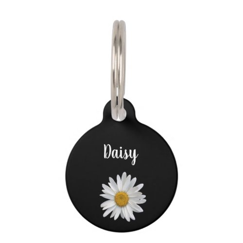 Custom Floral Pet ID Tag