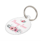 Custom Floral Pet Tag