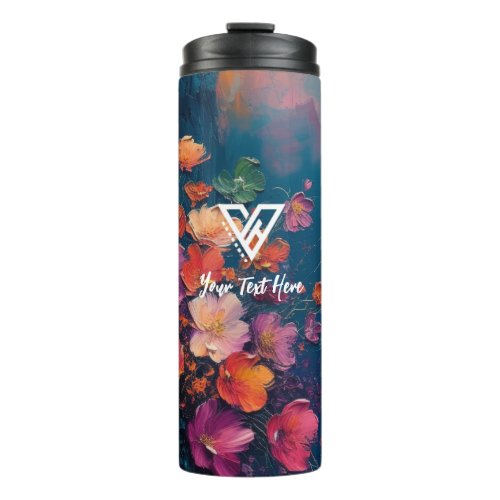 Custom Floral Tumbler