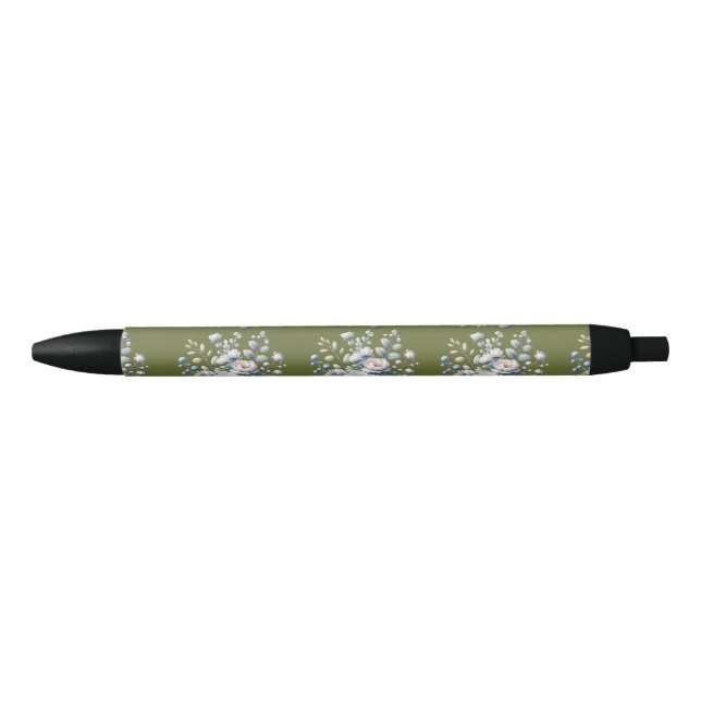 Custom flower design  pen (Front)