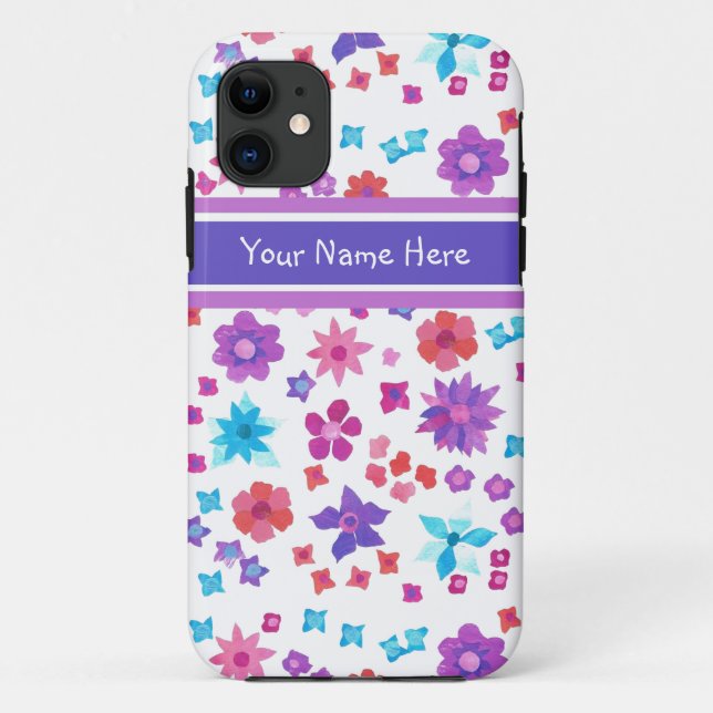 Custom Flower-Power Iphone 5 CaseMate Barely There Case-Mate iPhone Case (Back)