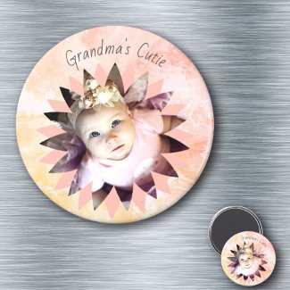 Custom Flower Shape Photo Pastel Watercolor