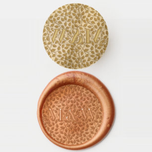 Custom Flower Signature Monogram Wax Seal Stamp