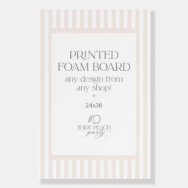 Custom Foam Board (Front)