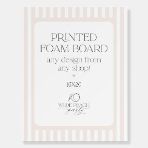 Custom Foam Board