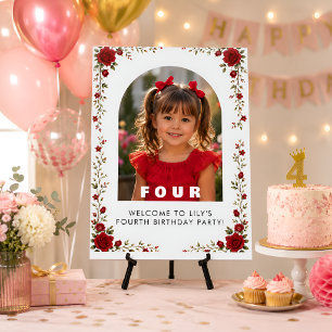 Custom Foam Board Girl Age 4