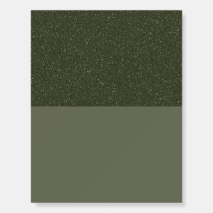 Custom Foam Board with Moss Green Texture Top