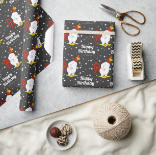 Custom Foghorn Leghorn Happy Birthday Wrapping Paper