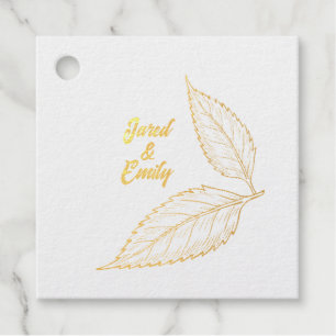 Custom Foil Favor Tags