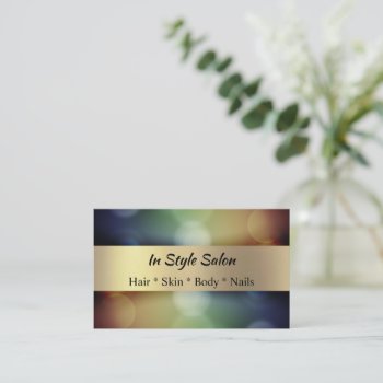 Custom Foil Gold Look Professional Business Cards by Gigglesandgrins at Zazzle
