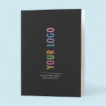 Custom Folders with Business Card Slot & Your Logo<br><div class="desc">Easily personalize our custom folder with your company logo and custom text. It's white on the inside with a business card slot, and the front and back cover color can each be customized. It has a semi-gloss finish. Make a professional impression with our custom folders branded with your business logo...</div>