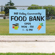 Custom Food Bank Banner
