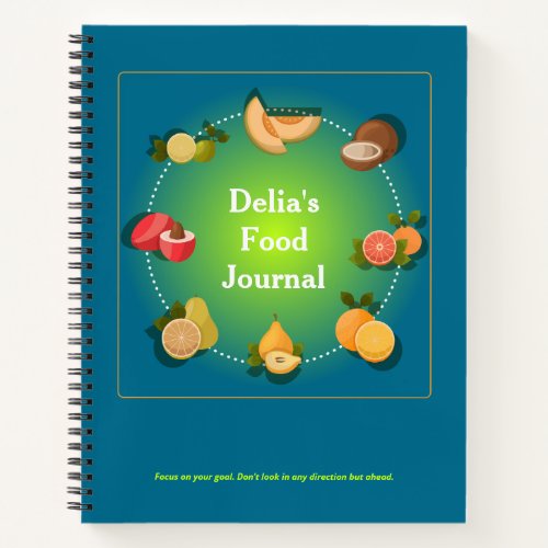 Custom Food Diet Health Journal