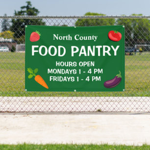 Custom Food Pantry Banner