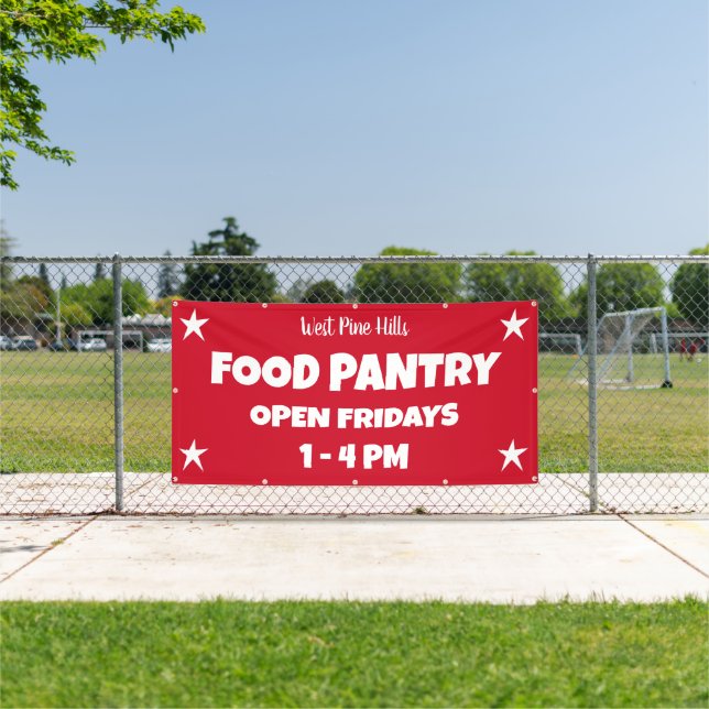 Custom Food Pantry Banner (Insitu)