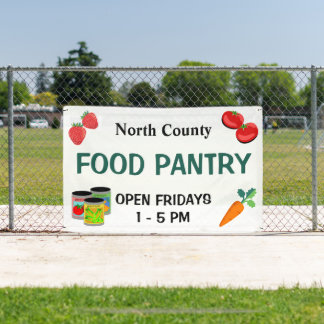 Custom Food Pantry Banner