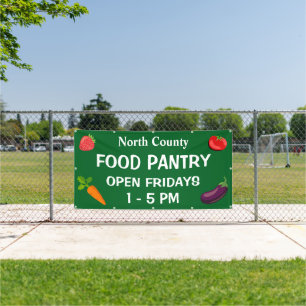 Custom Food Pantry Banner
