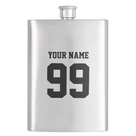 Custom Footbal Jersey Number Stainless Steel Flask