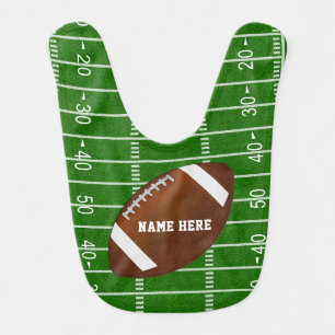 Custom Football Baby Gifts, Football Baby Bibs