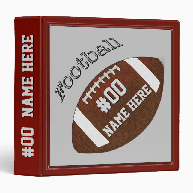 Custom Football Card Binder, Football Photo Album 3 Ring Binder | Zazzle Custom Football Card Binder, Football Photo Album 3 Ring Binder | Zazzle