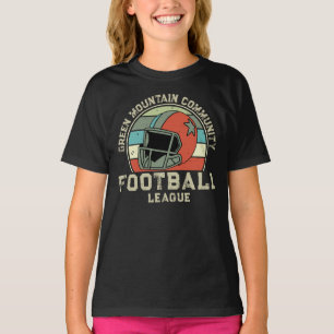 Custom Football Club League Sport Name Number T-Shirt