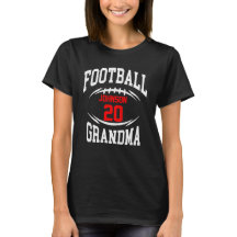 Custom Football Grandma T-shirt