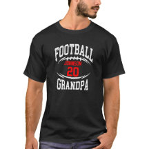 Custom Football Grandpa T-Shirt