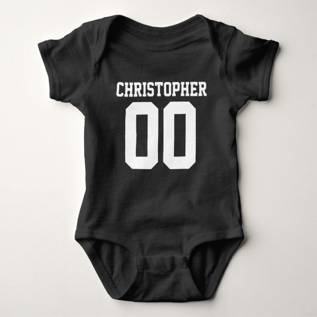 Personalized baby football sales jersey