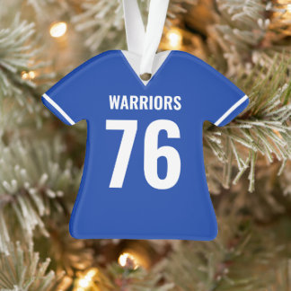 Custom Football Jersey Ornament – Personalized